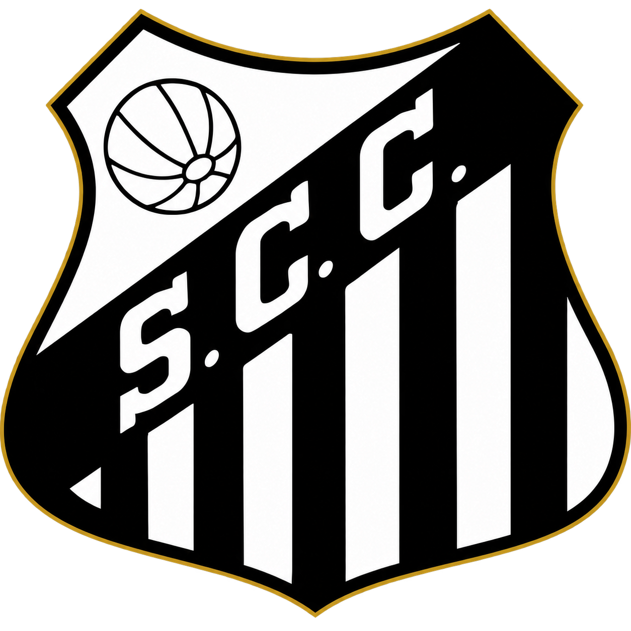 Escudo do Santos Campo Comprido — SCC